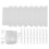 1Set Witte Vertical Blind Chain Set Van Plastic Voor Gordijn Decor 1