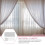 1Set Witte Vertical Blind Chain Set Van Plastic Voor Gordijn Decor 11