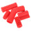 5Pièces Protège Levier Silicone Rouge Installation Facile 11