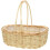 Woven Wicker Basket Wicker Woven Basket Beige 1set 5