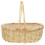 Woven Wicker Basket Wicker Woven Basket Beige 1set 1
