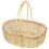 Woven Wicker Basket Wicker Woven Basket Beige 1set 7