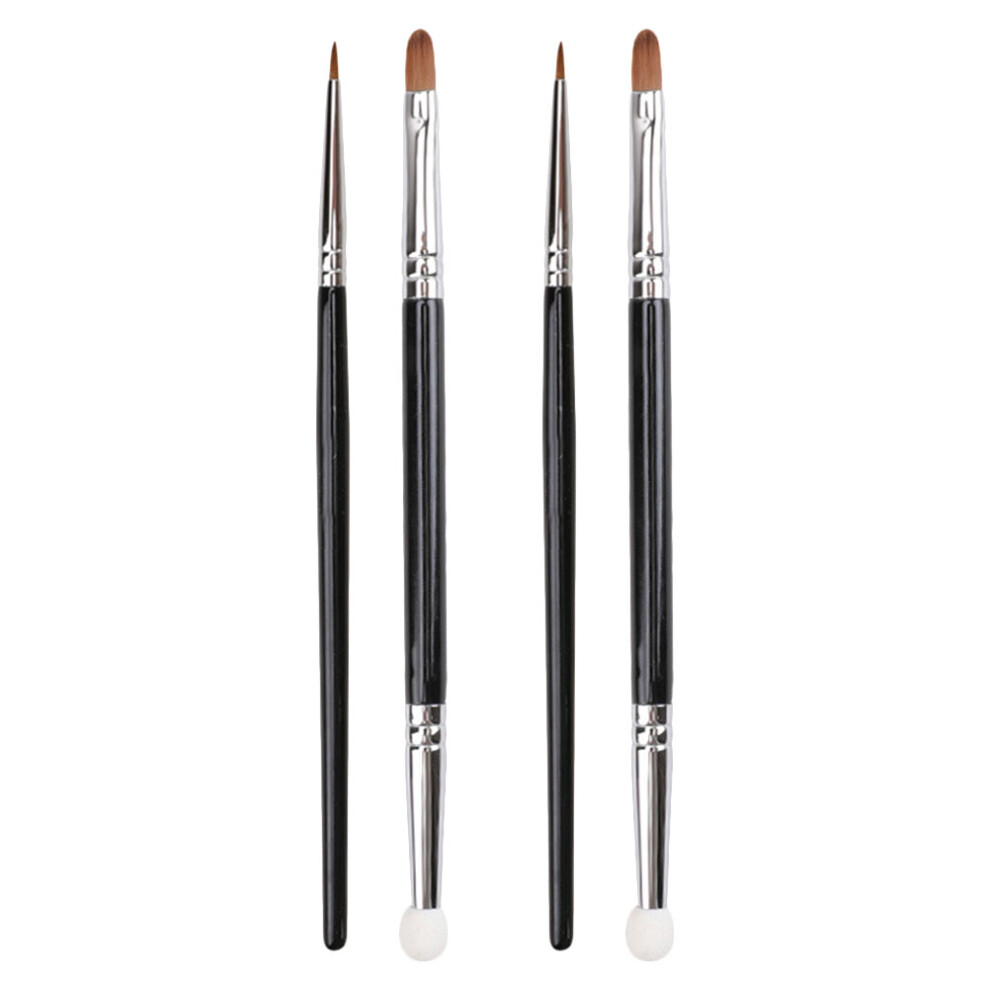 Aboofan 4Pcs Makeup Brush Cangzhou Wooden Handle The Face
