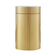 1Pc Golden Metal Toothpick Dispenser Stylish Home Storage Organizer