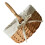 Natural Style Wicker Flower Basket With Handle Khaki 1pcs 8