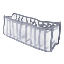 1pcs Clothes Storage Box Organizer Fabric Grey For Women