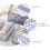 1pcs Clothes Storage Box Organizer Fabric Grey For Women 11