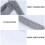 1pcs Clothes Storage Box Organizer Fabric Grey For Women 10