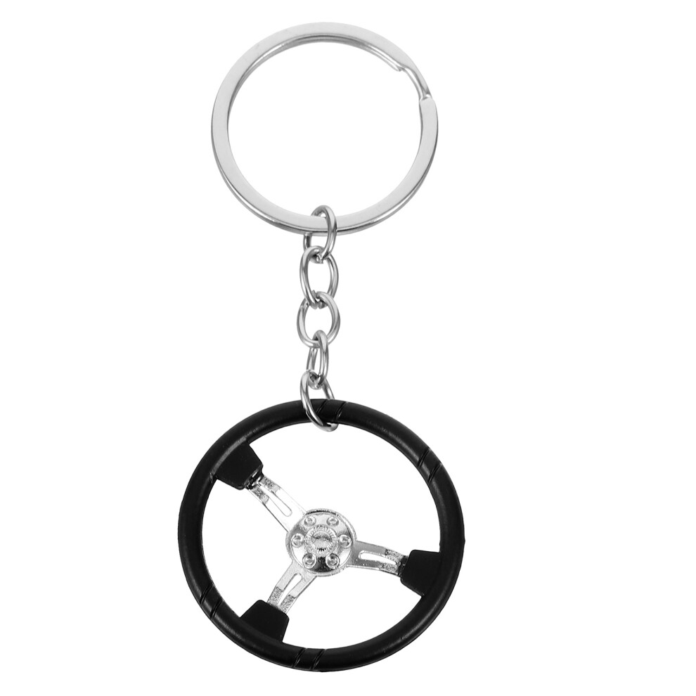 Racing Steering Wheel Keychain For Car Keys Automotive Keychains