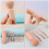 Retractable Brush Makeup Brush Set Pink 1 Set 3