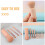 Retractable Brush Makeup Brush Set Pink 1 Set 7