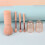 Retractable Brush Makeup Brush Set Pink 1 Set 4