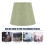 Table Lampshade Green Fabric 1pack 7.1x7.1x5.9in 9