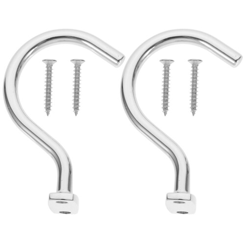 Flat Snooker Hook Silver Iron 2 Sets 2