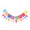 Mexican Pinata Party Decoration Felt Assorted Color 2 Sets 8
