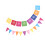 Mexican Pinata Party Decoration Felt Assorted Color 2 Sets 4