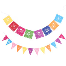 Mexican Pinata Party Decoration Felt Assorted Color 2 Sets