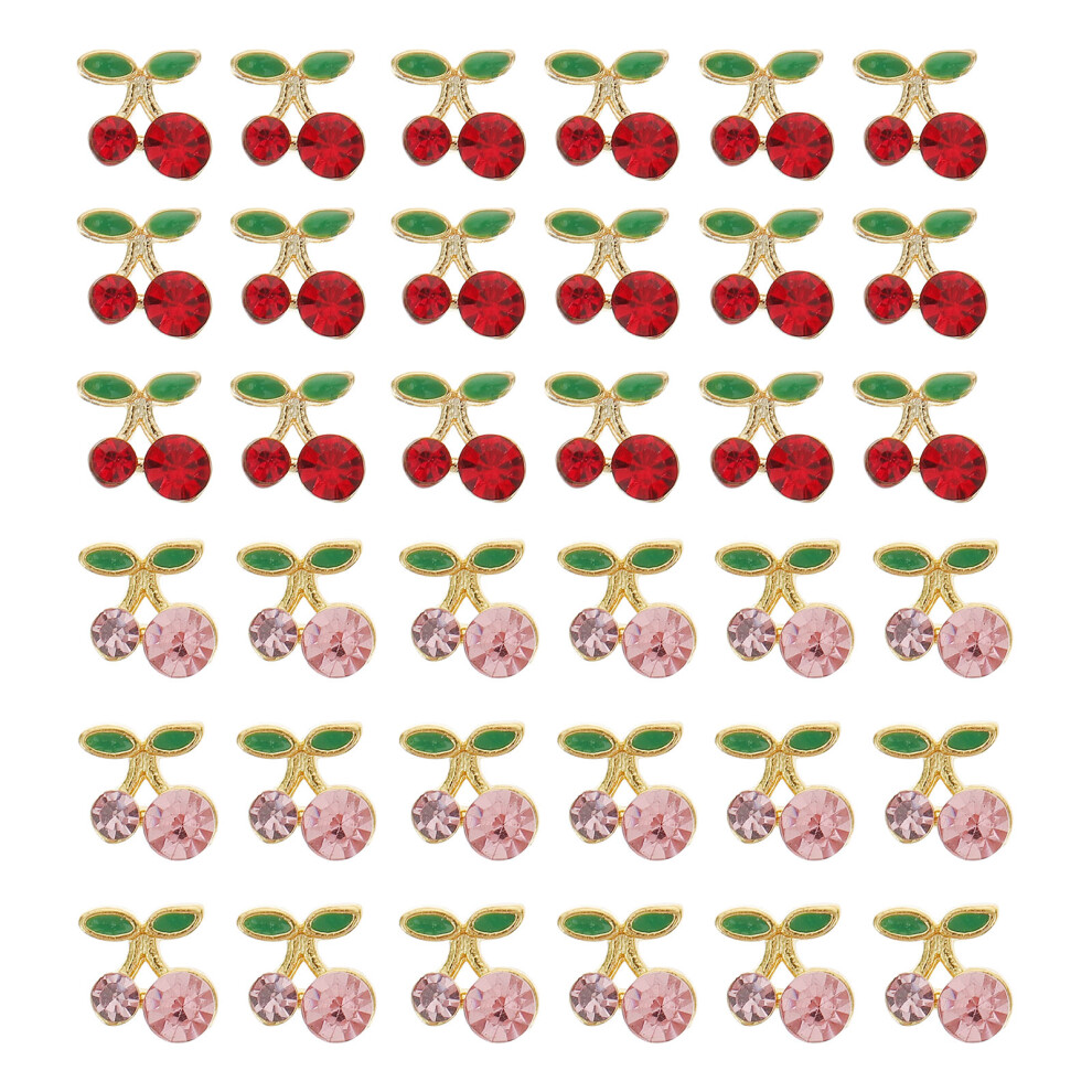 Totority Gold Nail Gems Nail Art Charms 36Pcs