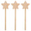 Khaki Wooden for Playing Use Encourages Imagination 3pcs 1