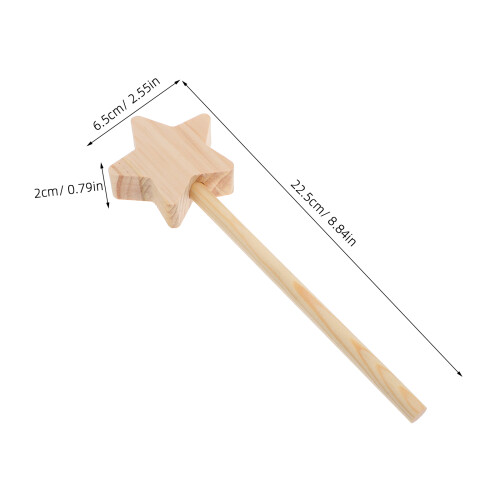 Khaki Wooden for Playing Use Encourages Imagination 3pcs 1