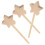 Khaki Wooden for Playing Use Encourages Imagination 3pcs 9