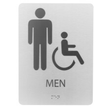 Restroom Signage Directional Guidance Restroom Sign 1pack