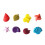 24 Pcs Wine Glass Marker Suction Cup Markers Assorted Shape Drink 2