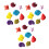 24 Pcs Wine Glass Marker Suction Cup Markers Assorted Shape Drink 1
