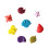 24 Pcs Wine Glass Marker Suction Cup Markers Assorted Shape Drink 8