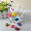 24 Pcs Wine Glass Marker Suction Cup Markers Assorted Shape Drink 5