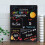 Raindrops  2 Pcs First Day Board Chalk Double Sided Blackboard Student 9