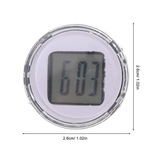 Clock For Motorcycle Mini Motorcycle Clocks White Movement 3pcs 2
