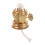Retro Oil Lamp Accessories Metal Base For Diy Projects 1pack 5