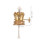 Retro Oil Lamp Accessories Metal Base For Diy Projects 1pack 2