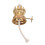 Retro Oil Lamp Accessories Metal Base For Diy Projects 1pack 9