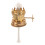 Retro Oil Lamp Accessories Metal Base For Diy Projects 1pack 1