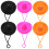 Straw Cover Cap Silicone Assorted Color 6pcs 9