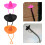 Straw Cover Cap Silicone Assorted Color 6pcs 4