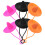 Straw Cover Cap Silicone Assorted Color 6pcs 1