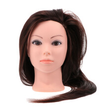 Mlins Practice Mannequin Head Hair Stylist Human Wig Cosmetology Wigs