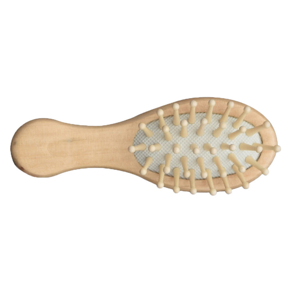 Totority Wooden Massage Comb Scalp Brush Air Cushion Anti-Static Natural Wood