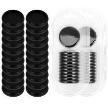44 Pcs Boxes Binder Buckle Circle Fine Details Discs Office