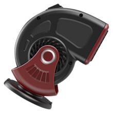 12V Autoheizung Tragbar ABS Auto Defroster Schwarz