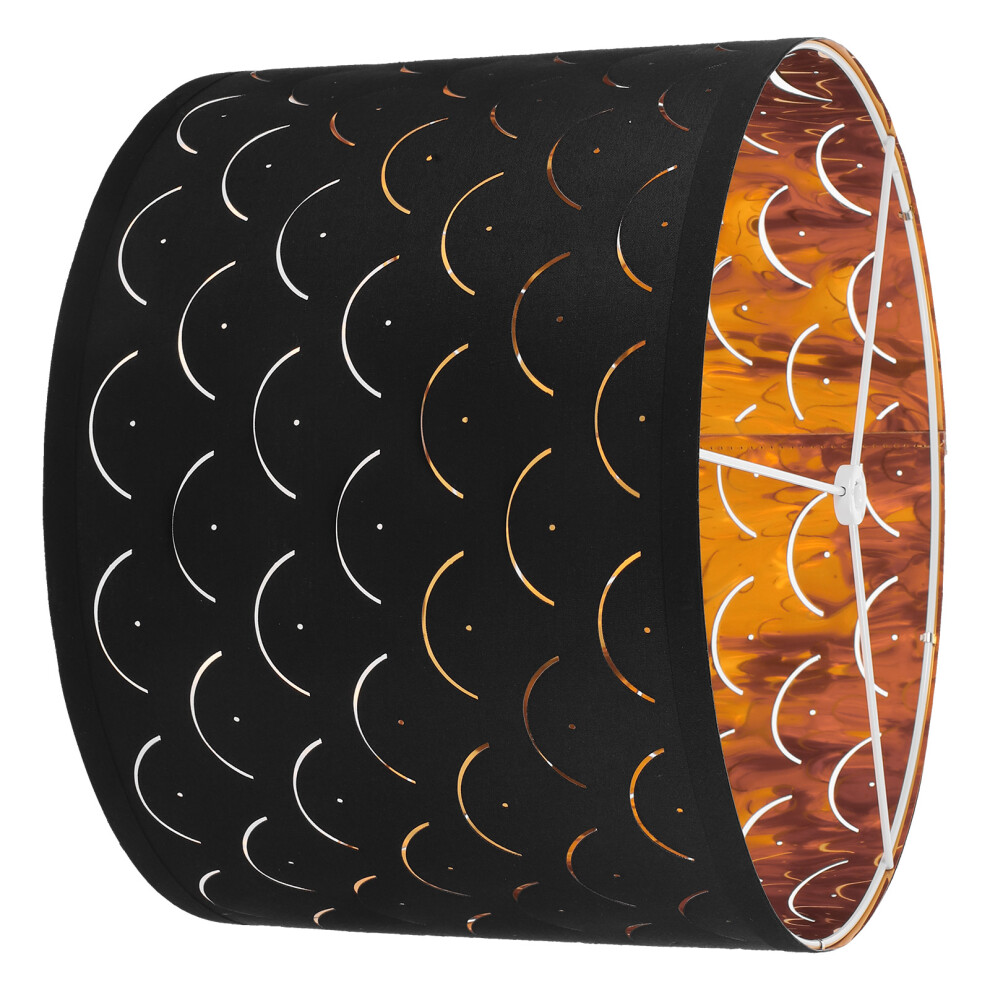 Fabric Lampshade Black 1pcs For Ceiling-image-OPC-PK896F8-NEW