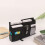 Black Bedside Storage Pouch Durable Oxford Fabric for Dorm 8