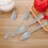 Stainless Steel Fruit Spoon Serrated Edge Mirror 4pcs 6