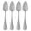Stainless Steel Fruit Spoon Serrated Edge Mirror 4pcs 1