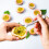Stainless Steel Fruit Spoon Serrated Edge Mirror 4pcs 8