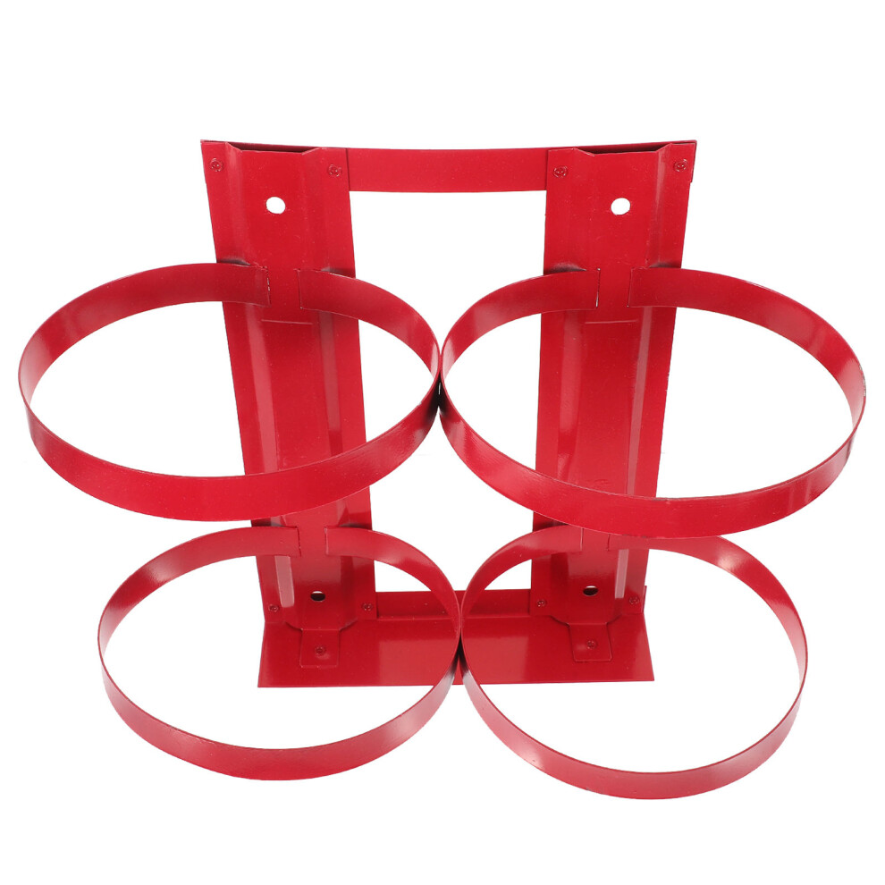 Fire Extinguisher Holder Bracket Design Red 1Pack 3161425053020
