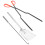 Practical Iron Fireplace Tool Set For Coal Ash Scooping 1set 5